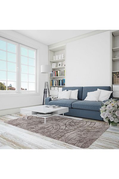 FASHION Carpet Covorexpert 32006-120, 160 x 230 cm, Brown, 12 mm thread, Anti-allergic, Living room, Bedroom