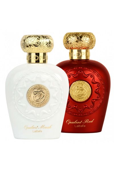 lattafa Pachet 2 parfumuri 100 ml: Opulent Musk + Opulent Red