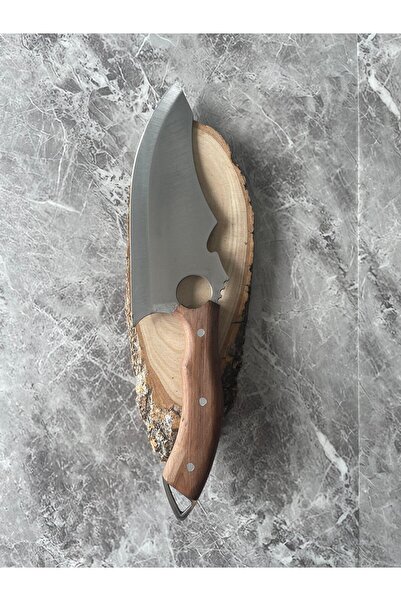 empressnaturalstone Viking Kamp Bıçağı – Ceviz Kabze, Kılıflı, İp Takmalı | O...