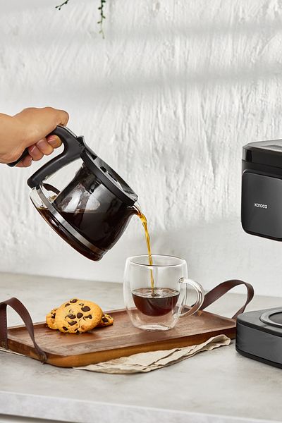 Karaca Just Coffee Aroma - 2 in 1 Coffee Filter Machine, Black
