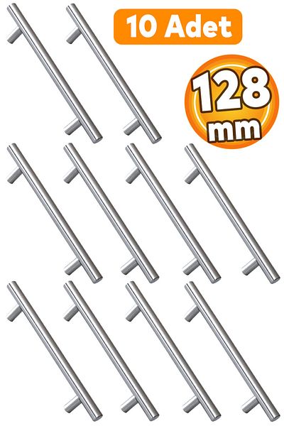 Badem10 10 bucăți înălțime trandafir (128 mm - 12,8 cm) mobilier metalic sertar de bucătărie dulap dulap mâner mâner