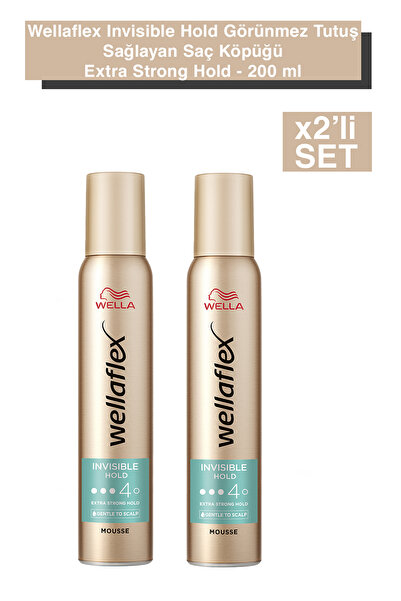 Wella Wellaflex Invisible Hold Görünmez Tutuş Sağlayan Saç Köpüğü Extra Stron...