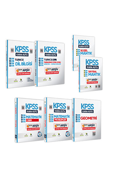 Karakutu Yayınları KPSS Genel Yeteneğin Kara Kutusu Altın Set Konu Özetli Dij...