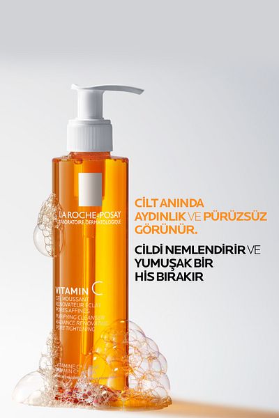 La Roche Posay Radiant Facial Cleansing Gel with Vitamin C