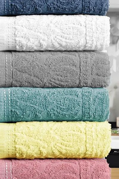 Trendyol Collection Set of 6 Jacquard Hand Towels
