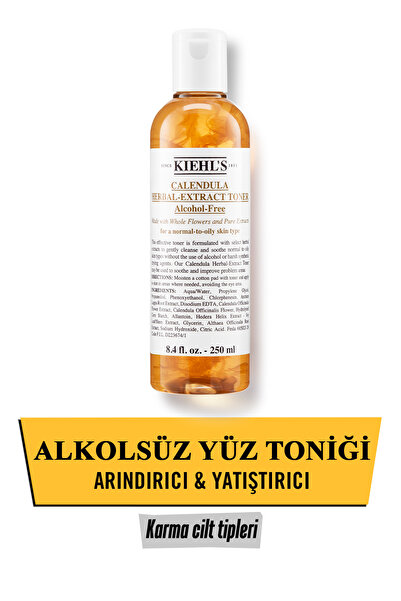 Kiehl's Calendula Kadife Çiçeği Özlü Arındırıcı Alkolsüz Tonik 250 Ml
