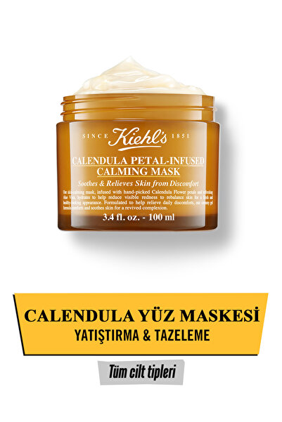 Kiehl's Calendula Kadife Çiçeği Özlü Yatıştırıcı & Nemlendirici Maske 100 ml