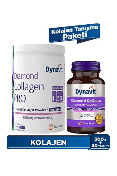 Dynavit Multi Collagen Powder Bromelain & Collagen Hyaluronic Acid - Collagen Introduction Package