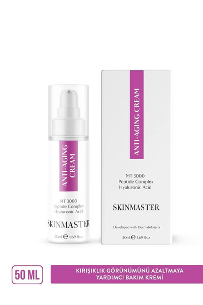 SkinMaster Yaşlanma Karşıtı Kırışıklık Önleyici Peptid Içerikli Bakım Kremi ( Mt-3000 + Peptide Complex + Ha)