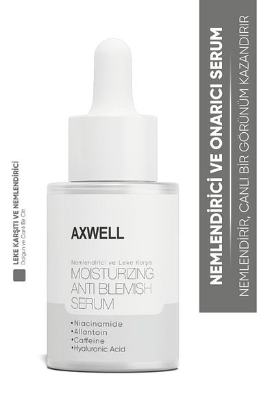 AXWELL Moisturizing Revitalizing Anti-Blemish Skin Serum Hyaluronic Acid & Peptide Serum
