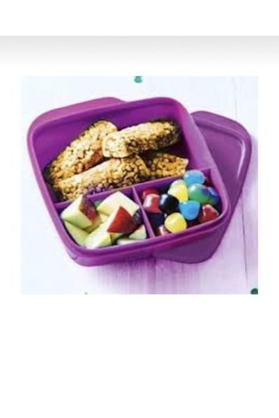Tupperware صندوق غداء مقسم