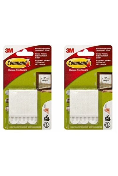 3M Command 17201-4pk Orta Boy Cırt Cırt Bant 2'li Set