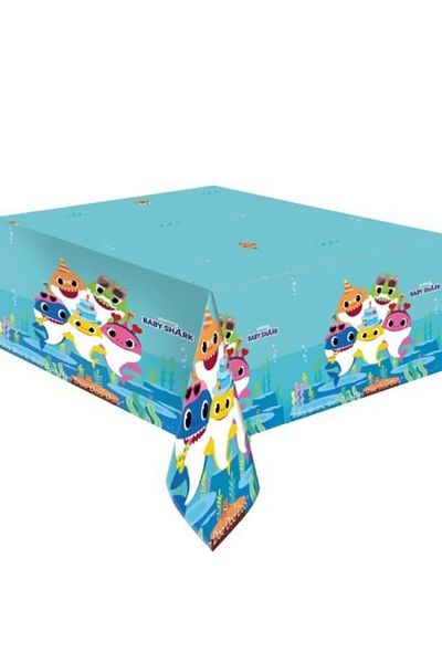 BalonEvi Lpb6379 بيبي شارك، مفرش طاولة (120x180 سم)