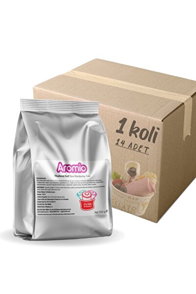 Aromio 14 Adet (1 Koli) Tava Roll Dondurma Tozu 1.150 Gr