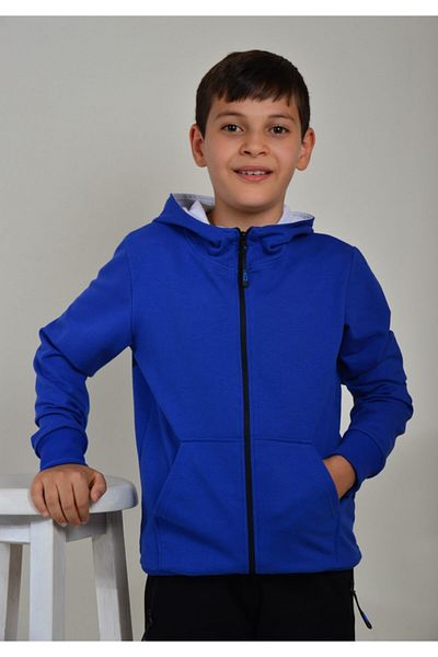 KİDSPİTİRCİK Unisex Παιδικό Μπλε-μαύρο, Σετ αθλητική φόρμα με φερμουάρ 4 εποχών