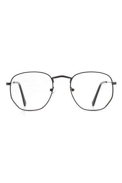 Castello Pentagonal Blue Light Filter Glasses, Unnumbered Screen Glasses