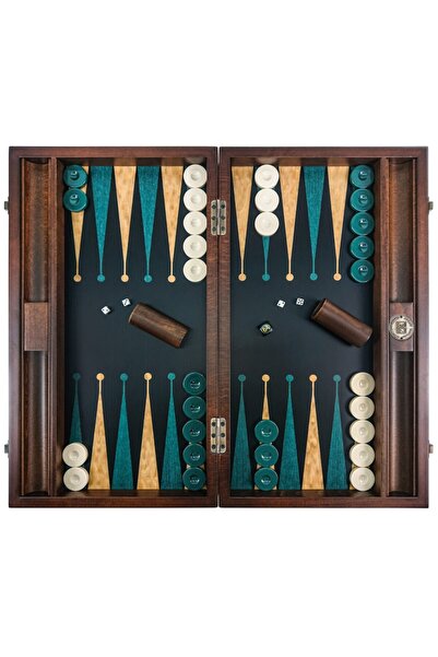 SARAY TAVLA Premium Tavla Seti/black-green