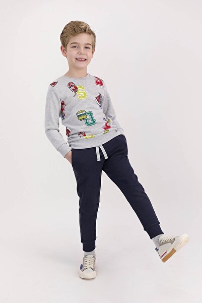 ROLY POLY Rolypoly 2511 Gray Boy's Pajama Set