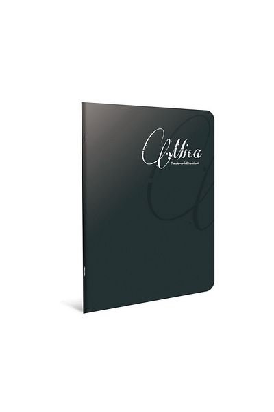 Gıpta Mica A4 60 Sheets Plastic Cover - Unlined Black School Notebook (1706)