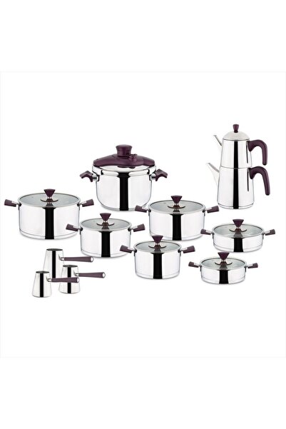 Aryıldız Flamingo Purple Glass 20 Piece Ideal Set