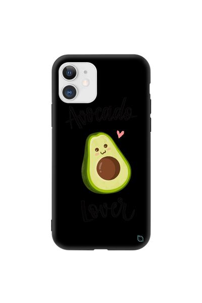 WANNA PROTECT iPhone 12 Colorful Avocado Patterned Silicone Case with Velvet ...