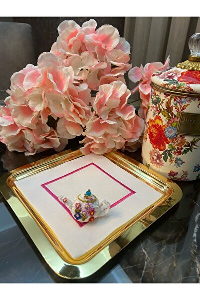 ELİTHOMEDEKOR Çiçekli Kokteyl Peçete