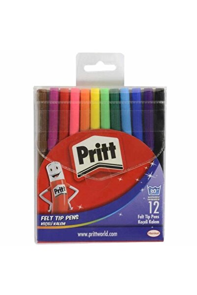 Pritt قلم طلاء اللباد 12 لون قلم اللباد