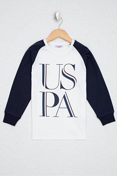 U.S. Polo Assn. Σετ Πιτζάμες White Boy