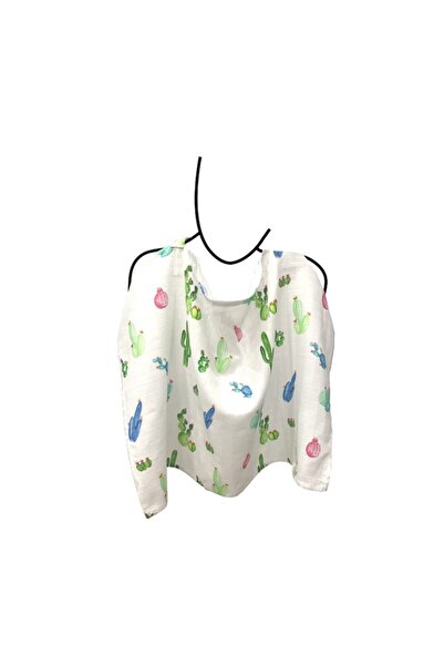 MAMMA VIA BABY Cactus Land Breastfeeding Muslin Apron 90X60 cm