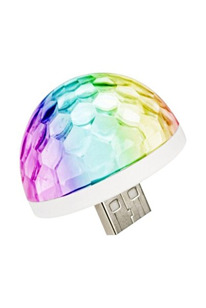 Genel Markalar Müziğe Ve Sese Duyarlı Usb Girişli Araç Içi - Mini Disko Topu Parti