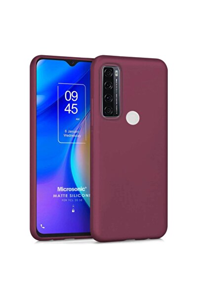 Microsonic Matte Silicone Tcl 20 Se Kılıf Mor