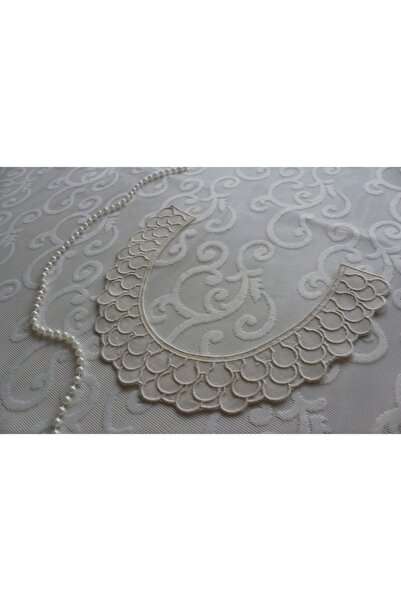 SHERLOCK HOME Cotton Scallop Raw Collar