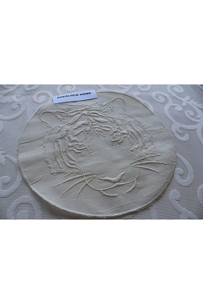SHERLOCK HOME Cotton Scallop Raw Collar