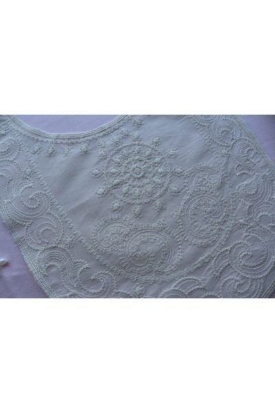 SHERLOCK HOME Cotton Scallop Raw Collar