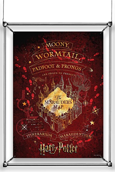 GiFi Poster & Film Afişi Harry Potter 35x50 Çapulcu Haritası Warner Bros. Lis...