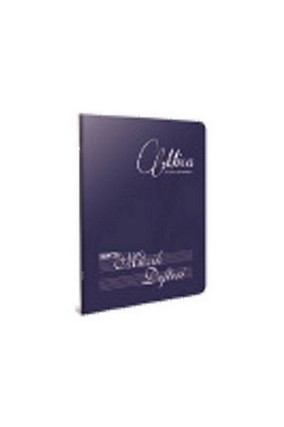 Gıpta Mica 17x24 40 Sheets Plastic Cover Music Notebook Navy Blue (1482)