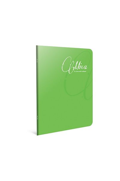 Gıpta Mica A4 80 Sheets Plastic Cover School Notebook (1707) Striped Green