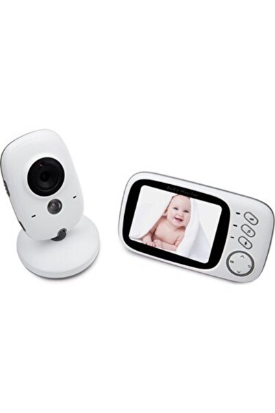 JUNGLEE Ekranlı Bebek İzleme Kamerası Gece Görüşlü Monitörlü Güvenlik Kameras...