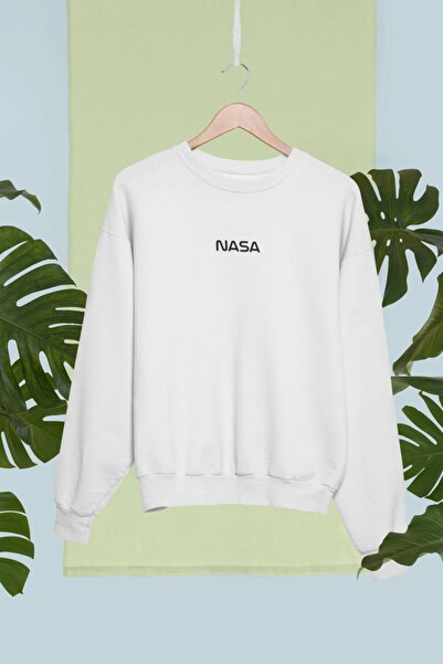 FUWEAR Pamuk Oversize Nasa Tasarımlı Unisex Sweatshirt