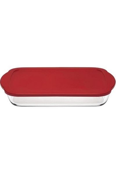 Paşabahçe Red Silicone Covered Pyrex 59124
