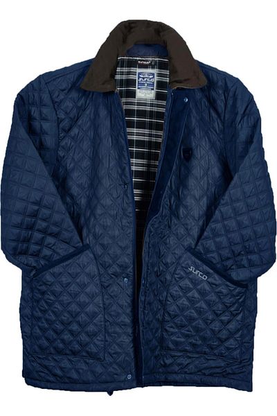 SURCO JEANS Ανδρικό παλτό Navy Blue