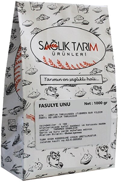 SAĞLIK TARIM ÜRÜNLERİ Fasulye Unu 1 Kg