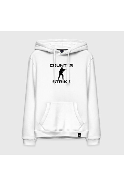 GALASHOP كاونتر سترايك كلاسيك 2 هودي أبيض موديل 66
