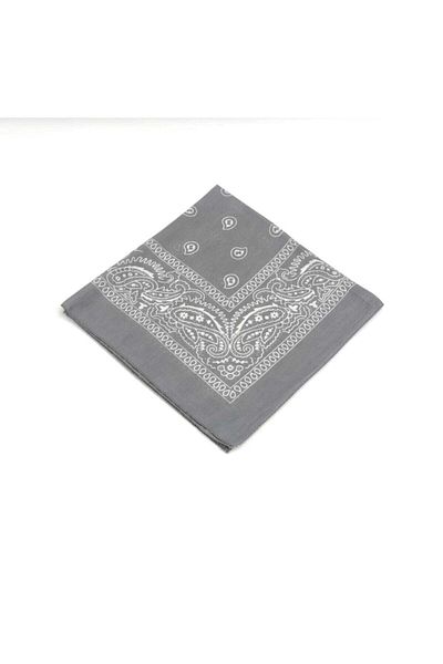 Fular Marketi Light Gray Promotion - Add 4 Pay 3, 100% Cotton Scarf Bandana