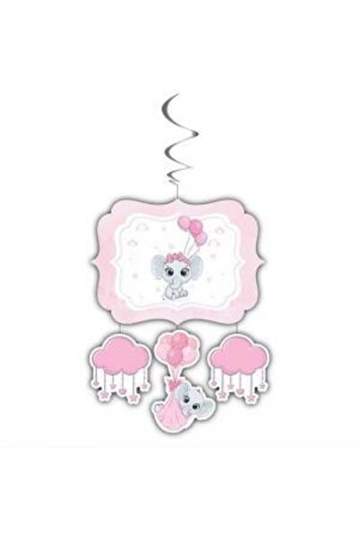 kidspartim Ornament de tavan cu elefant roz