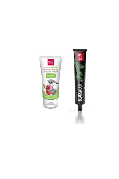 Splat Strawberry and Cherry Flavored Toothpaste for Children Aged 2-6 50 ml +...