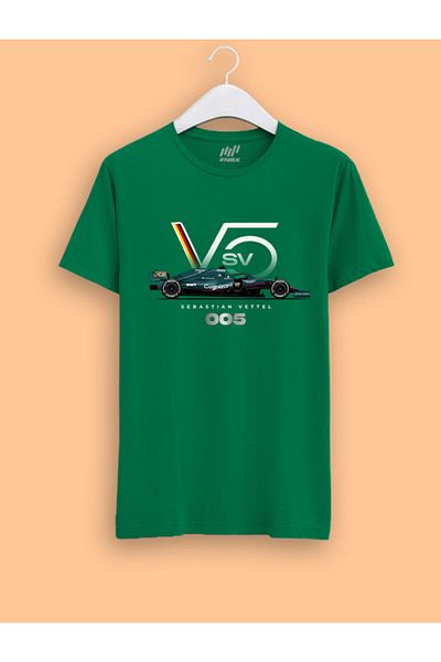 FANBOX SHOP T-shirt με λογότυπο Sebastian Vettel Aston Martin F1 Team