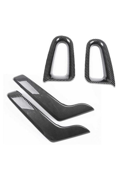 OLED GARAJ W177 Inner Door Handle and Armrest Finish Carbon Finish Compatible for Mercedes a Series 2019+