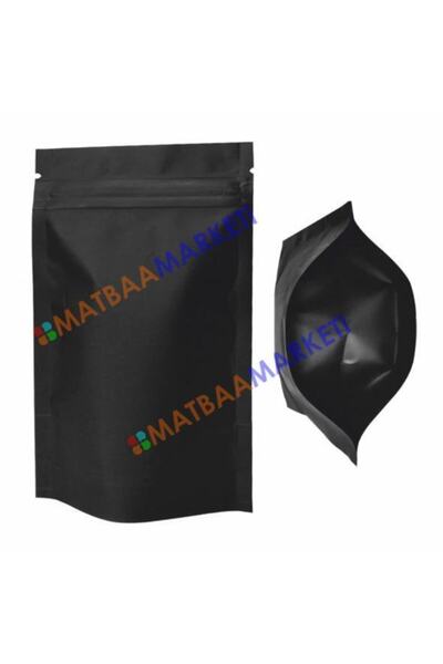 WoW Office Siyah Aluminyum Kilitli Doypack 16x27x4 Cm 25 Adet