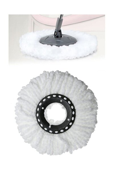 Genel Markalar Fırsat Ayı 3 Adet Yuvarlak Mop Başlığı Mop Vilada Bezi